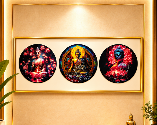 Tranquil Buddha Wall Art Set