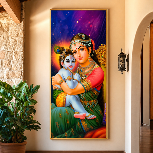 Yashoda Krishna Wall Painting