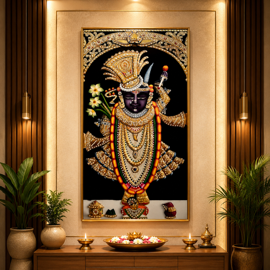Sacred Shrinathji Wall Painting